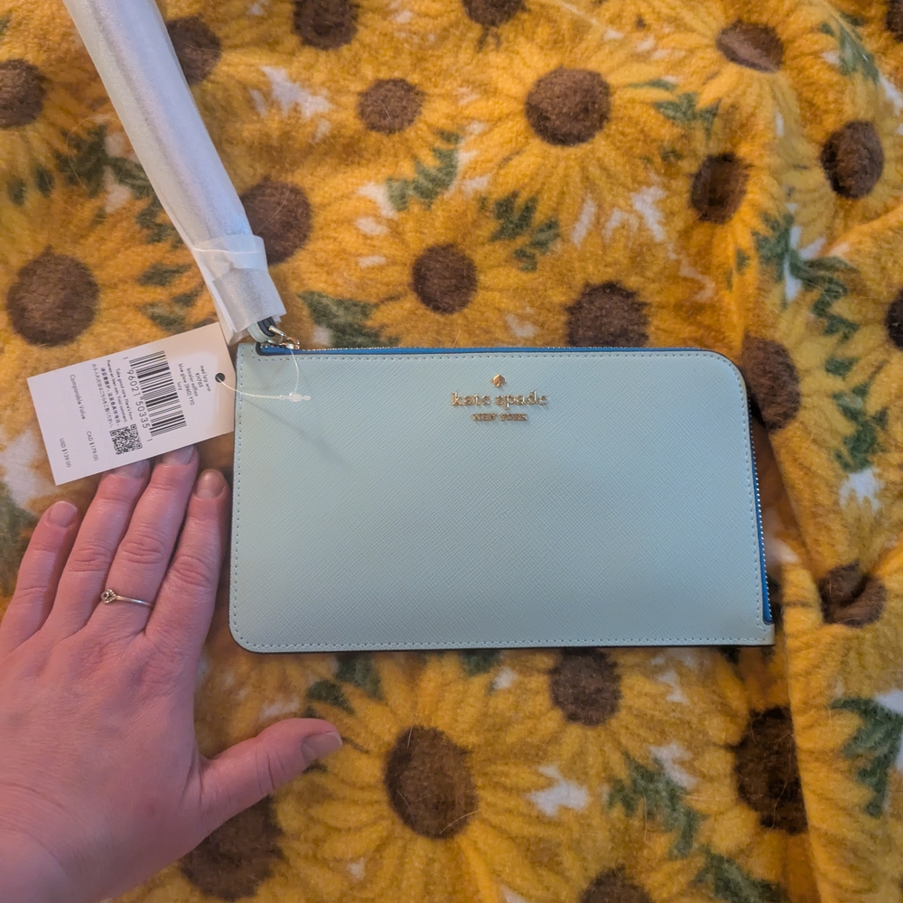 Kate Spade Mint Green Wristlet